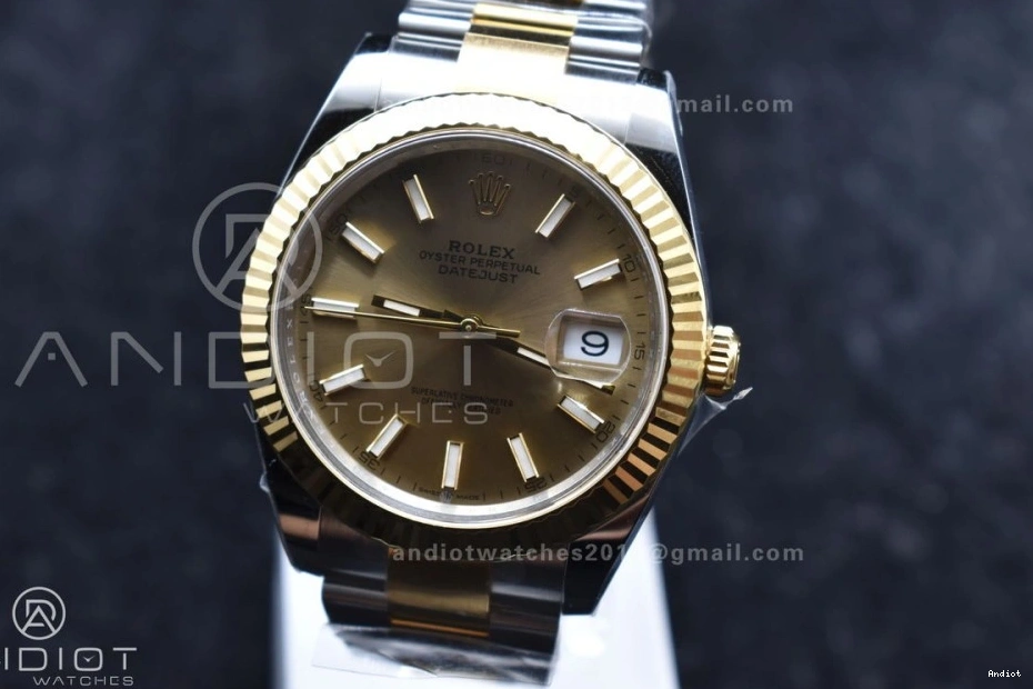 Dial Best 1:1 904L YG YG DateJust on Edition Steel Oyster 41 SS 126333 Clean Stick Bracelet VR3235 0411